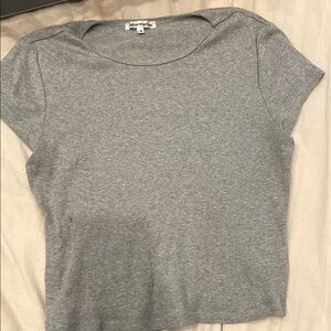 Reformation Grey Muse Tee